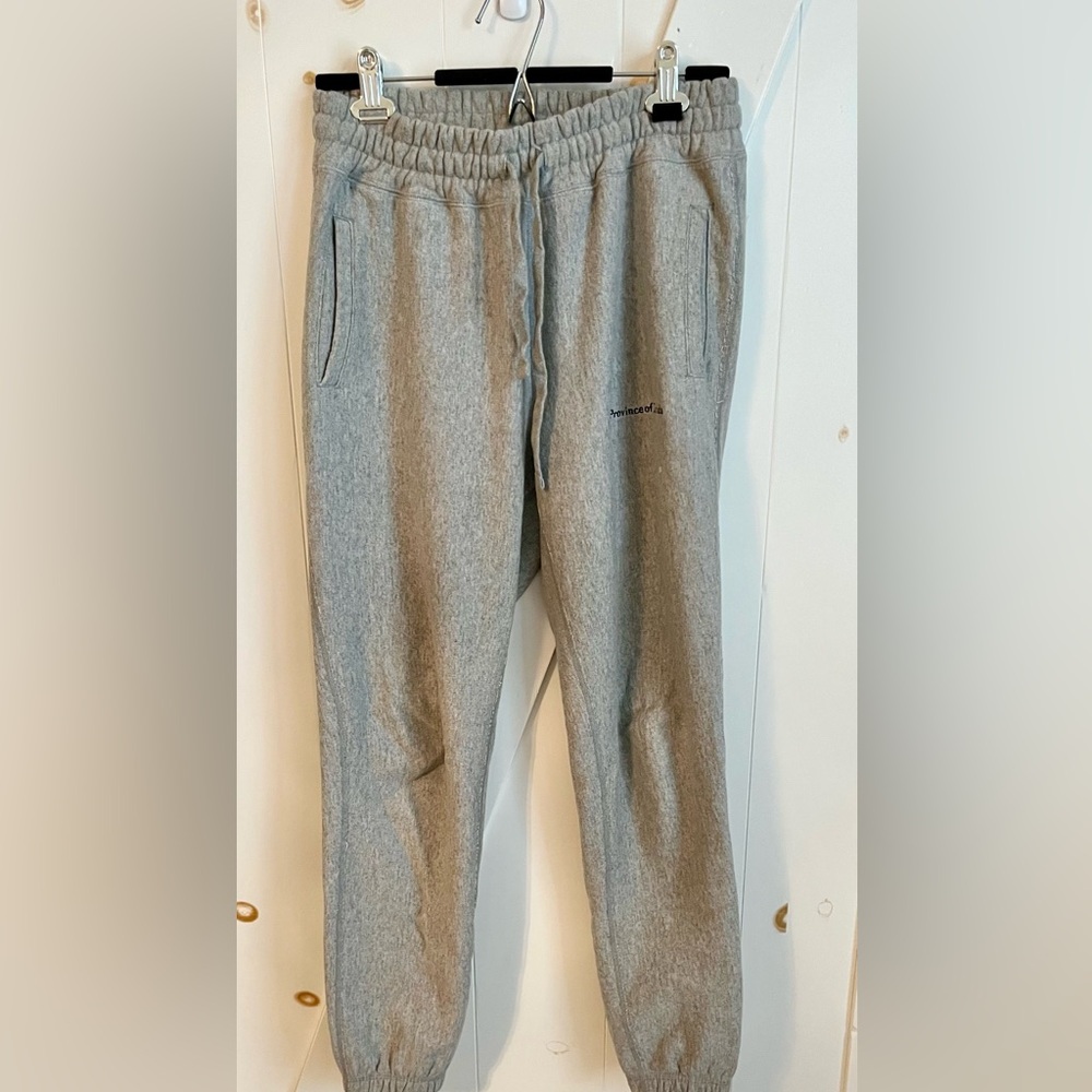 PROVINCE OF CANADA unisex sweatpants light grey 100% cotton
